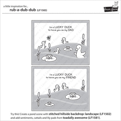 Lawn Fawn - Rub-a-Dub-Dub