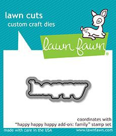 Lawn Fawn - Happy Happy Happy Add-On: Family - Lawn Cuts
