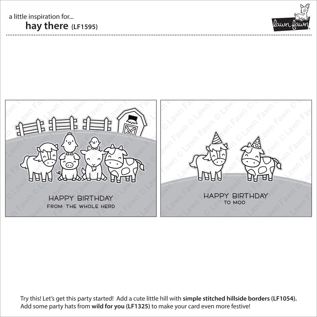 Lawn Fawn - Hay There