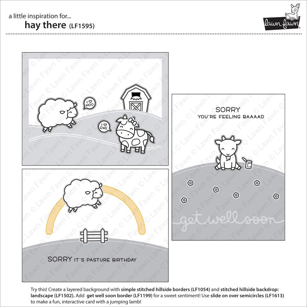 Lawn Fawn - Hay There