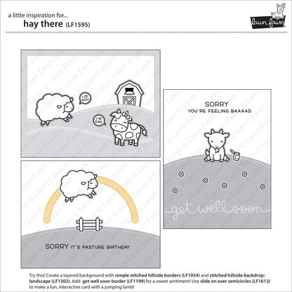 Lawn Fawn - Hay There