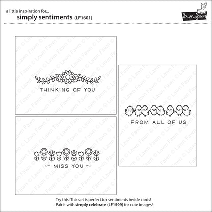 Lawn Fawn - Simply Sentiments