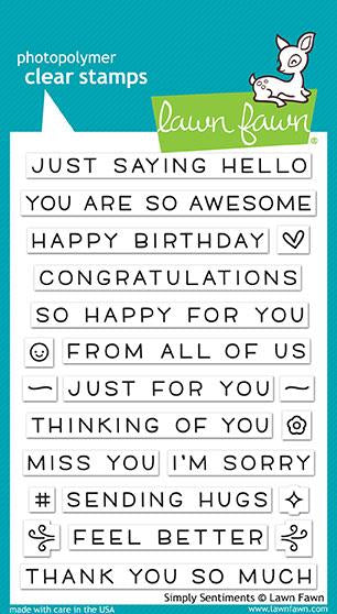 Lawn Fawn - Simply Sentiments