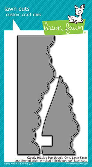 Lawn Fawn - Cloudy Hillside Pop-Up Add-On