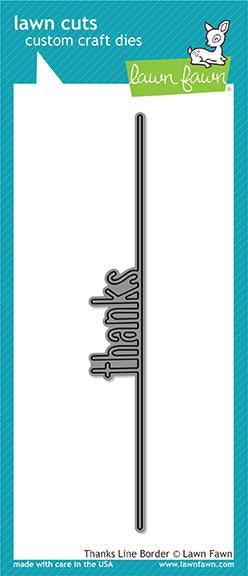 Lawn Fawn - Thanks Line Border