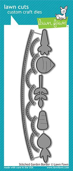 Lawn Fawn - Stitched Garden Border