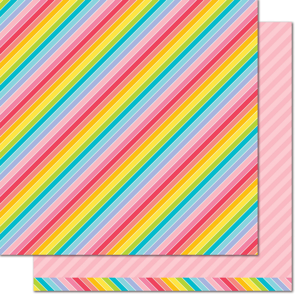 Lawn Fawn - Really Rainbow - Pink Tutu 12x12"