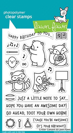 Lawn Fawn - Critter Concert
