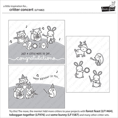 Lawn Fawn - Critter Concert