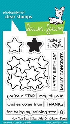 Lawn Fawn - How You Bean? Star Add-On