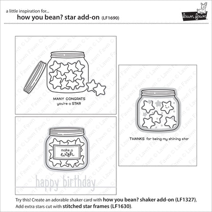Lawn Fawn - How You Bean? Star Add-On