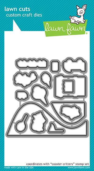 Lawn Fawn - Coaster Critters - Lawn Cuts