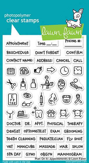 Lawn Fawn - Plan On It: Appointments
