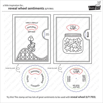 Lawn Fawn - Reveal Wheel Sentiments