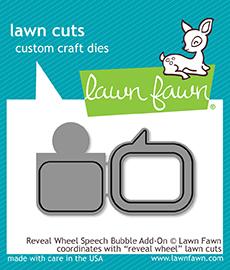 Lawn Fawn - Reveal Wheel Speech Bubble Add-On