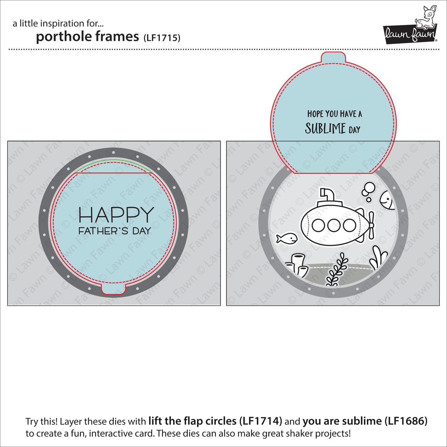 Lawn Fawn - Porthole Frames