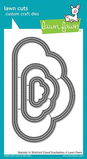 Lawn Fawn - Outside In Stitched Cloud Stackables