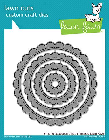 Lawn Fawn - Stitched Scalloped Circle Frames