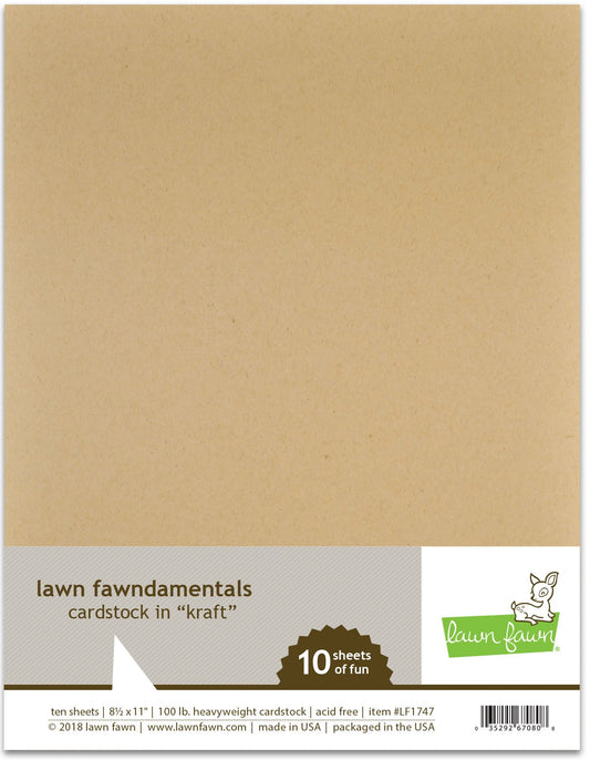 Lawn Fawn - Kraft Cardstock