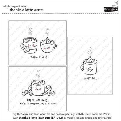 Lawn Fawn - Thanks a Latte