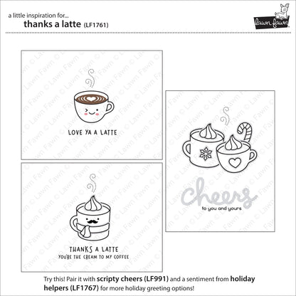 Lawn Fawn - Thanks a Latte