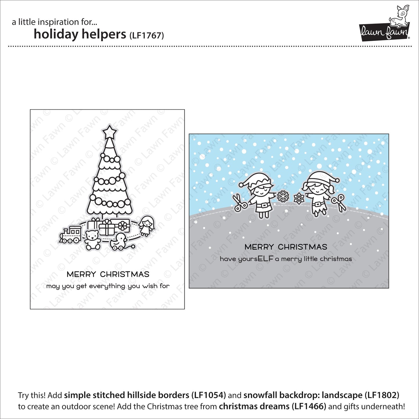 Lawn Fawn - Holiday Helpers
