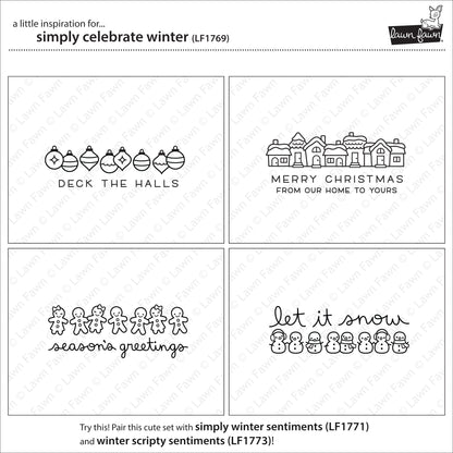 Lawn Fawn - Simply Celebrate Winter