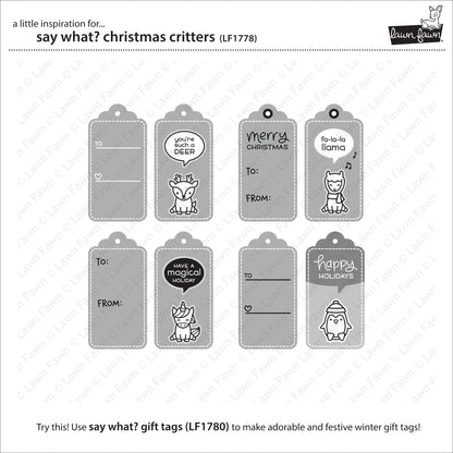 Lawn Fawn - Say What? Christmas Critters