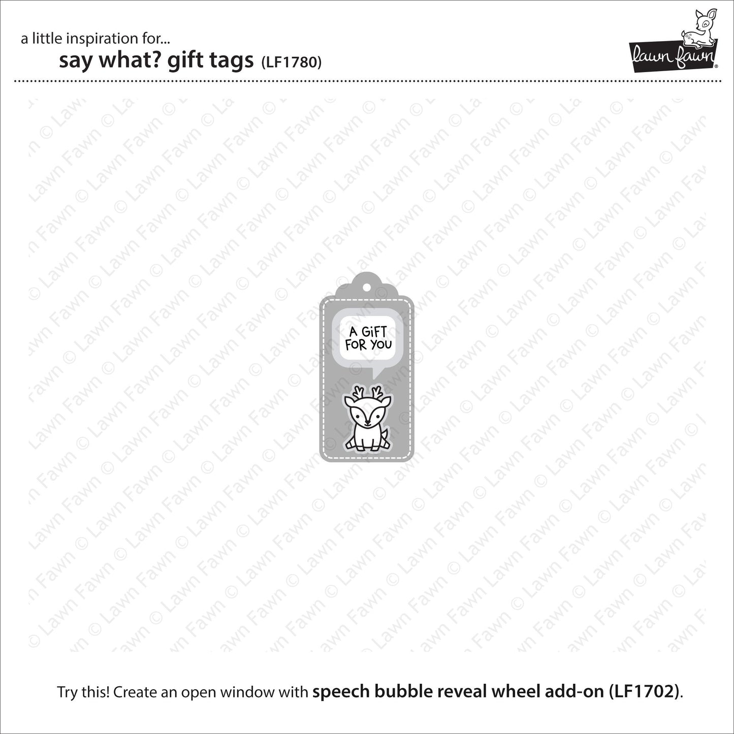 Lawn Fawn - Say What? Gift Tags
