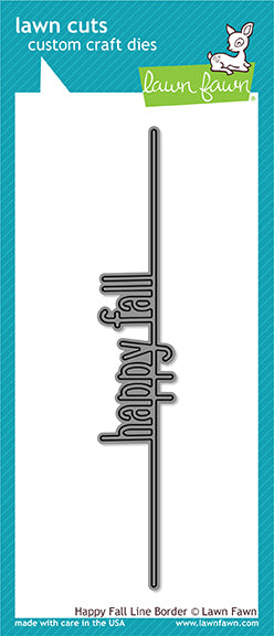 Lawn Fawn - Happy Fall Line Border