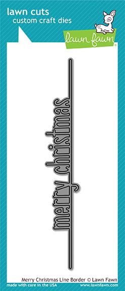 Lawn Fawn - Merry Christmas Line Border
