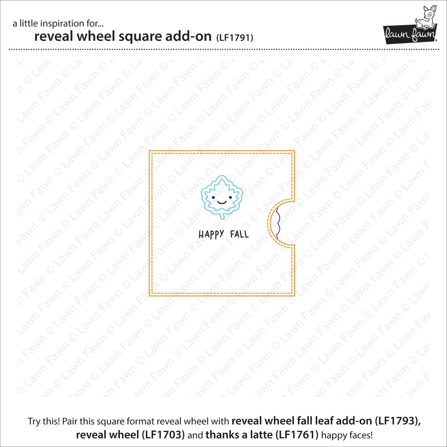 Lawn Fawn - Reveal Wheel Square Add-On