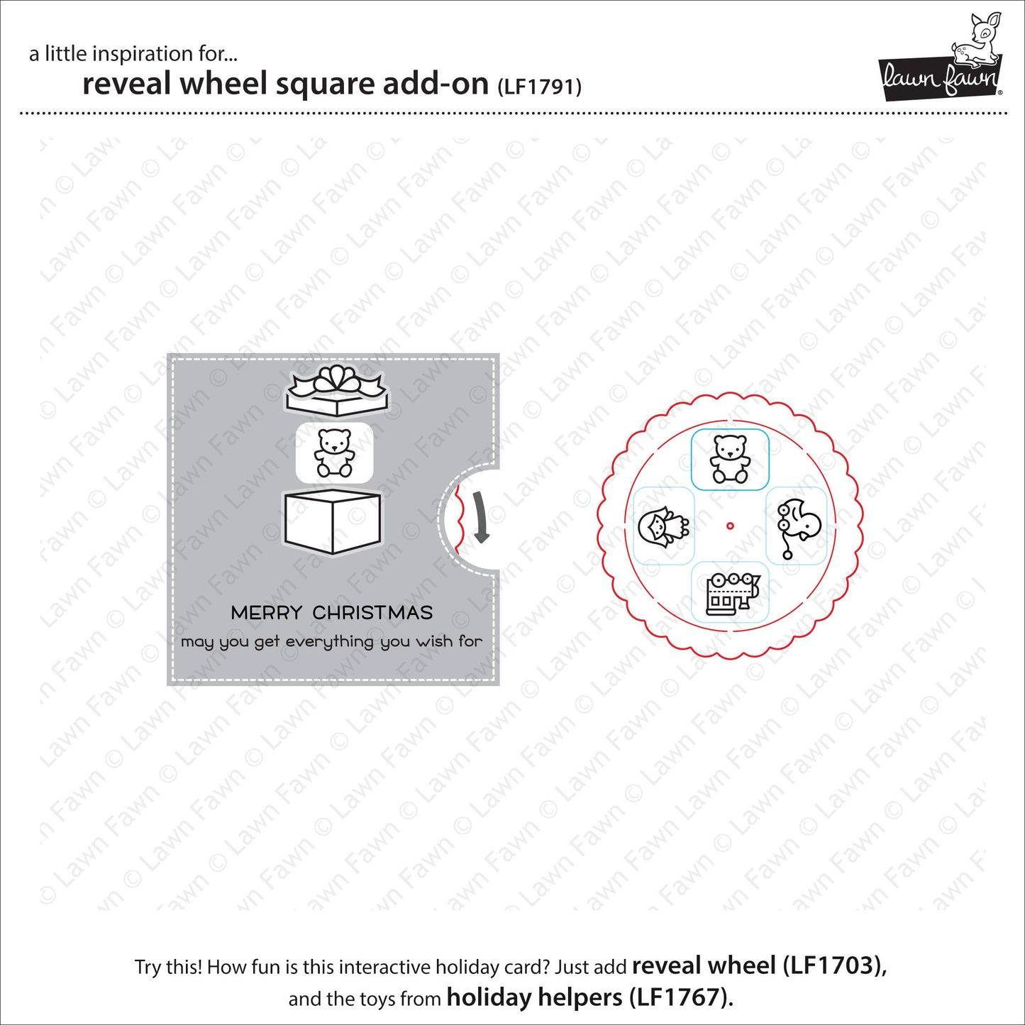 Lawn Fawn - Reveal Wheel Square Add-On