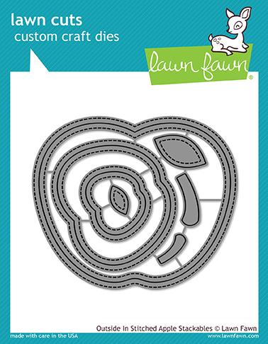 Lawn Fawn - Outside In Stitched Apple Stackables