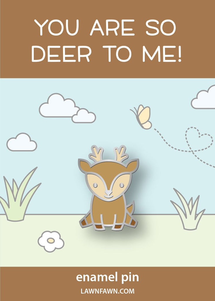 Lawn Fawn - Hello, Deer Enamel Pin