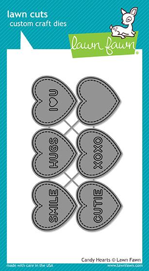 Lawn Fawn - Candy Hearts