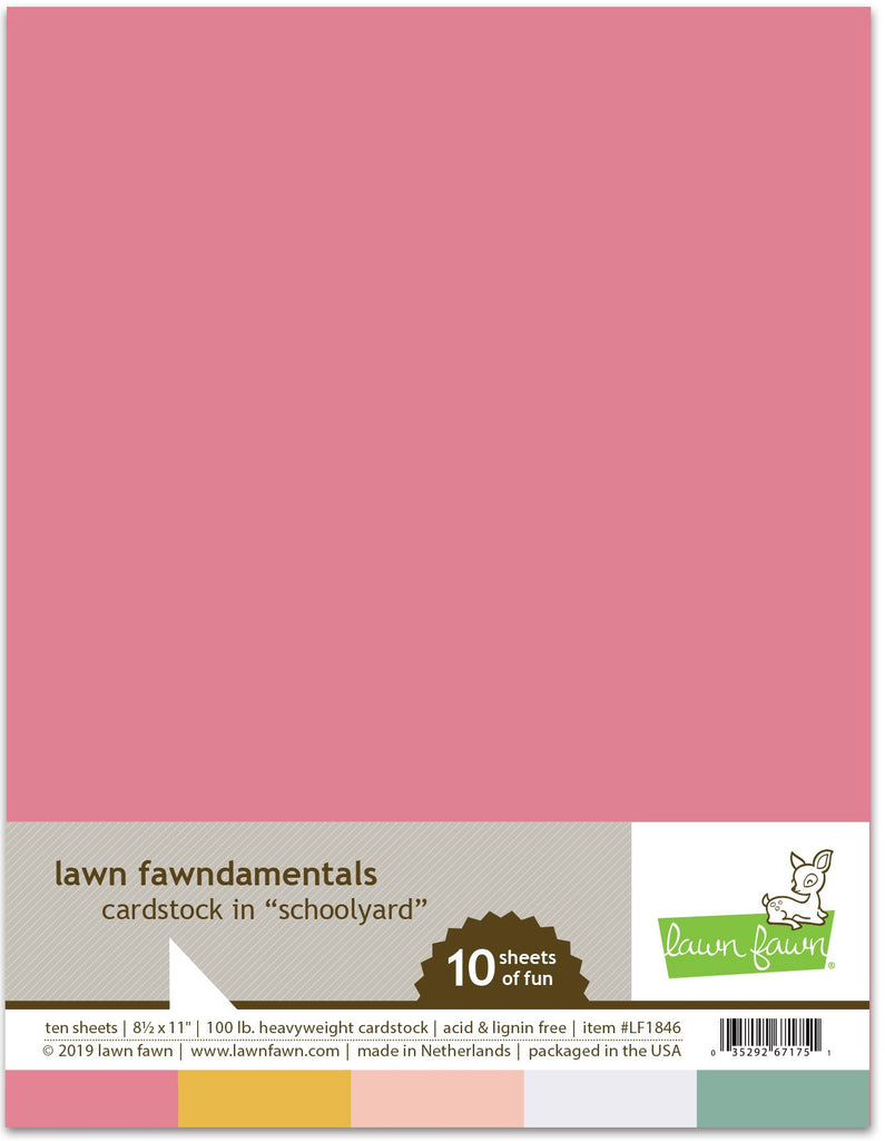 Lawn Fawn - Schoolyard Pack Cardstock