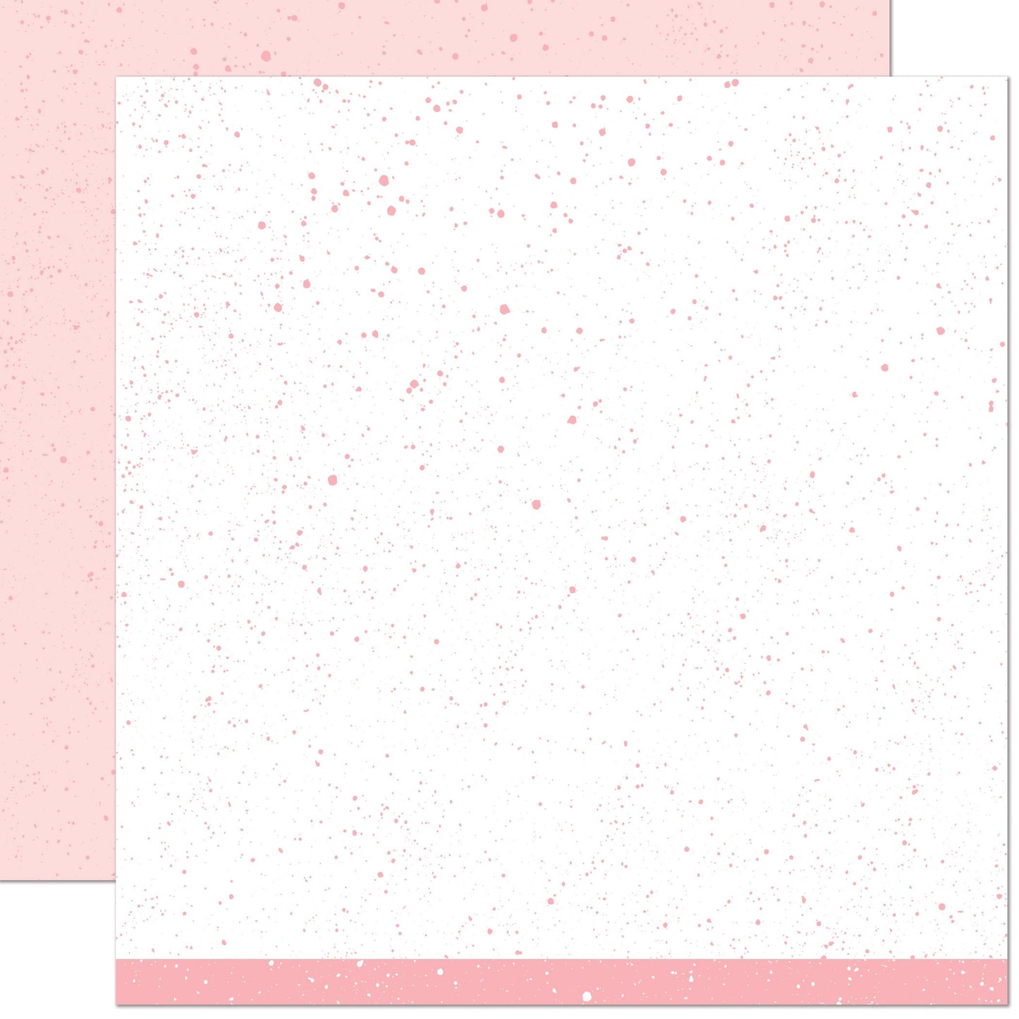 Lawn Fawn - Spiffy Speckles - Strawberry Frosting 12x12"