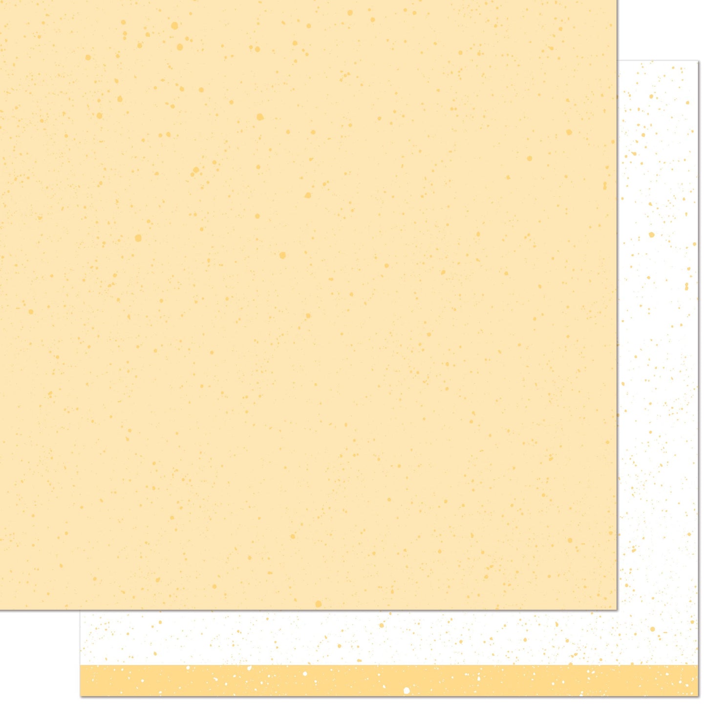 Lawn Fawn - Spiffy Speckles - Ripe Banana 12x12"