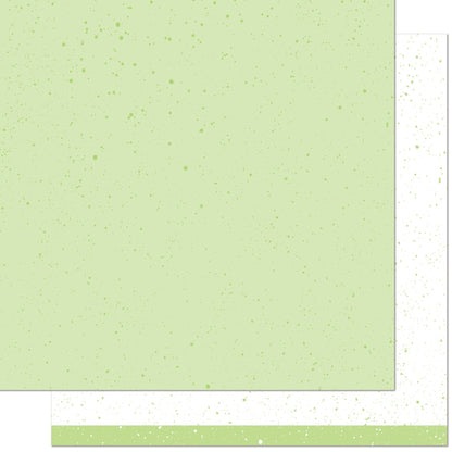 Lawn Fawn - Spiffy Speckles - Pesto 12x12"