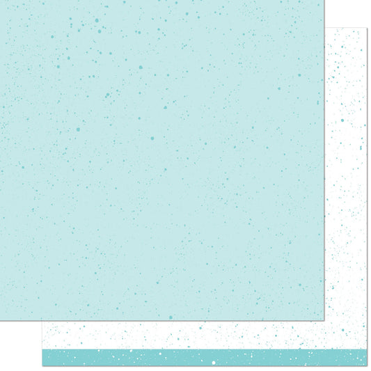 Lawn Fawn - Spiffy Speckles - Seafoam 12x12"