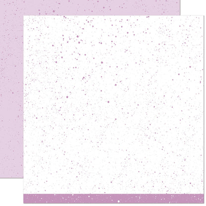 Lawn Fawn - Spiffy Speckles - Blueberry Smoothie 12x12"