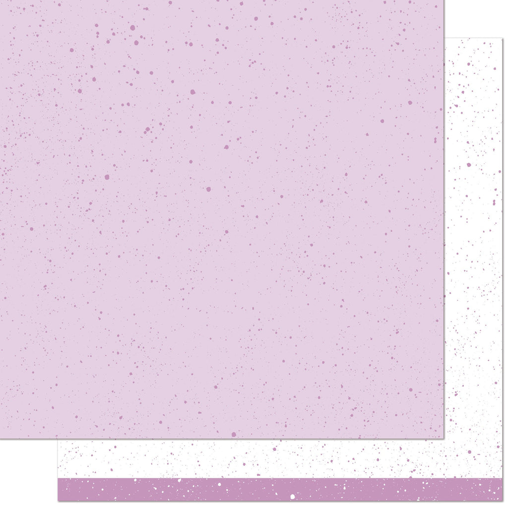 Lawn Fawn - Spiffy Speckles - Blueberry Smoothie 12x12"