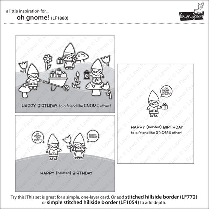 Lawn Fawn - Oh Gnome!