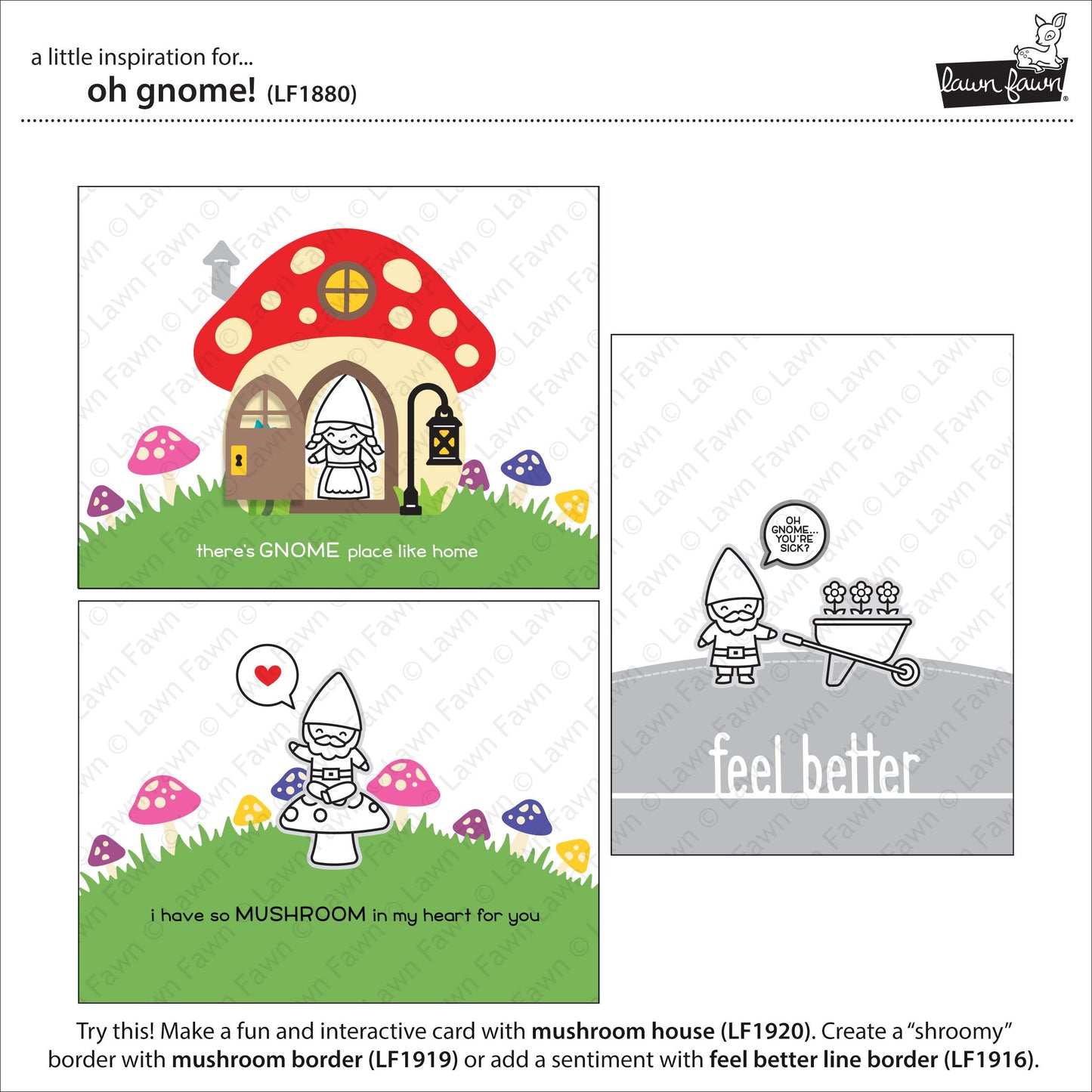 Lawn Fawn - Oh Gnome!