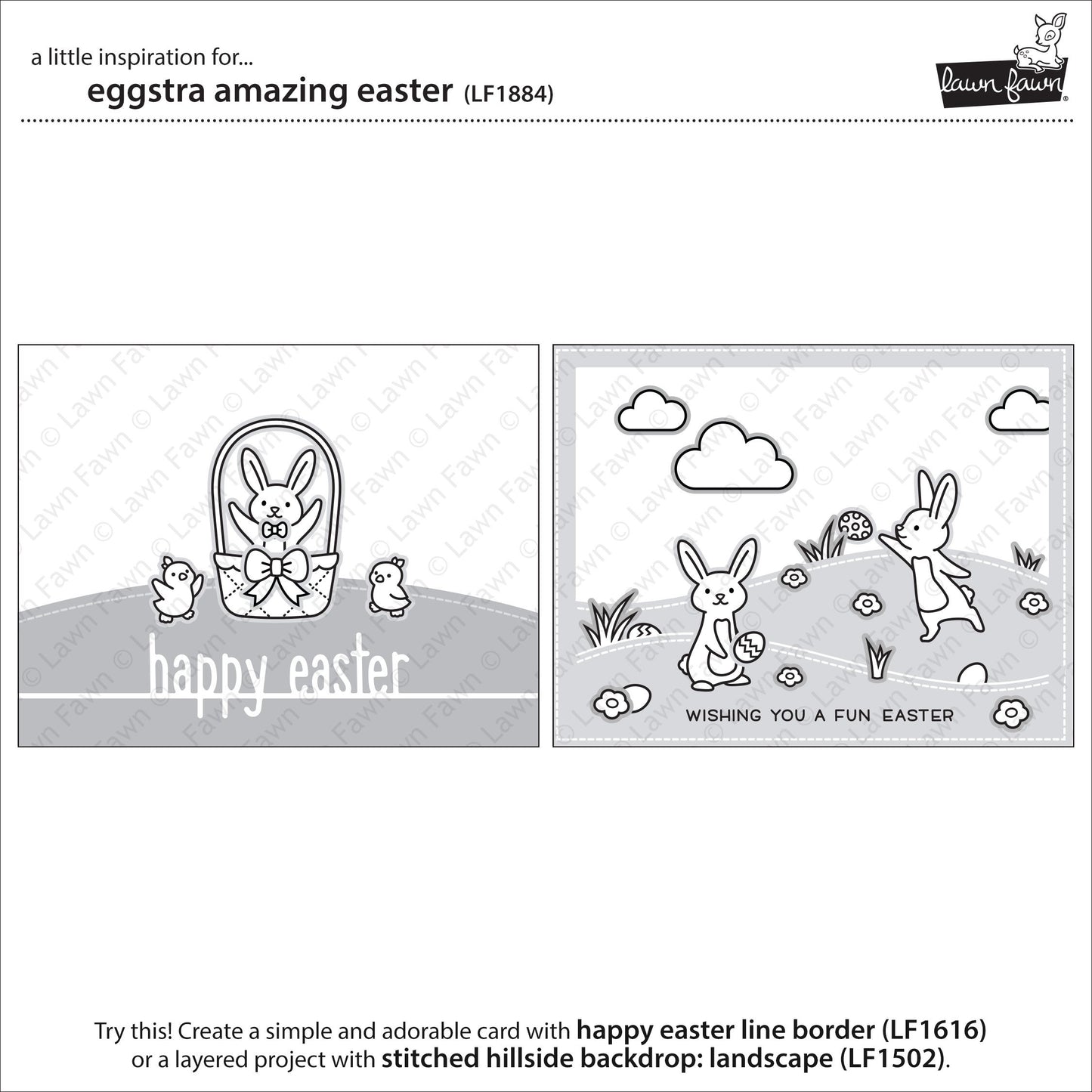 Lawn Fawn - Eggstra Amazing Easter