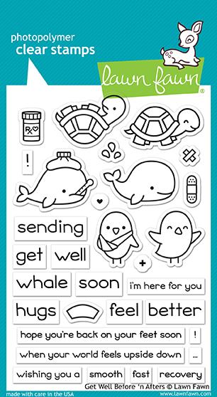 Lawn Fawn - Get Well Before 'n Afters