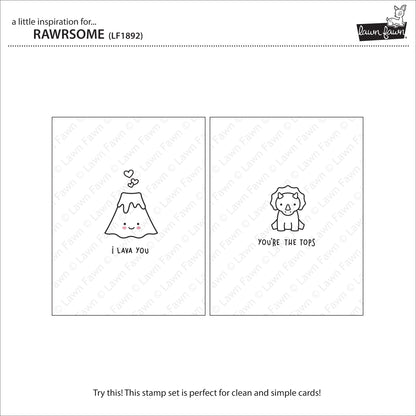 Lawn Fawn - Rawrsome