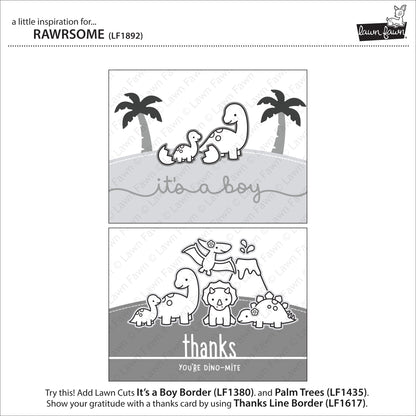 Lawn Fawn - Rawrsome