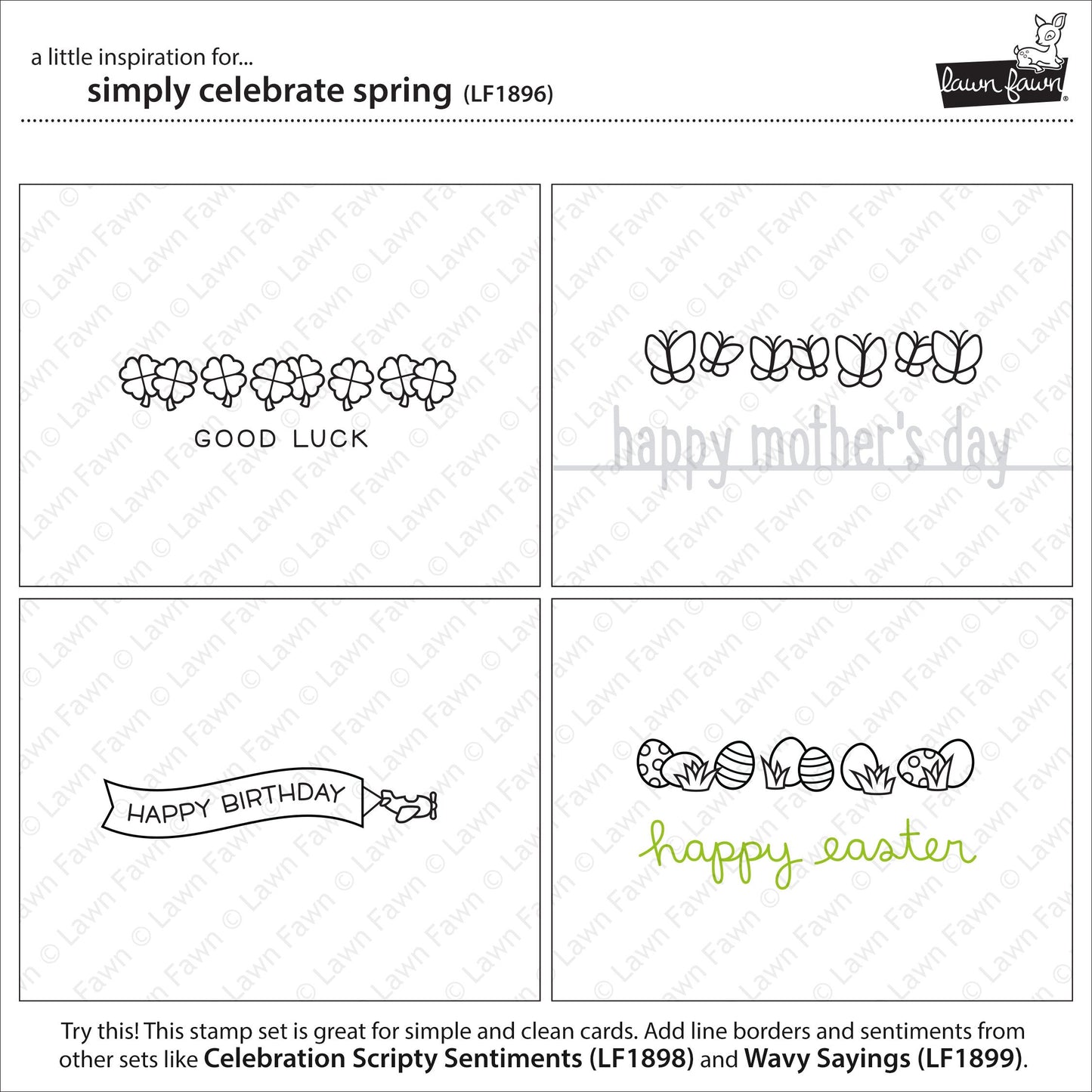 Lawn Fawn - Simply Celebrate Spring